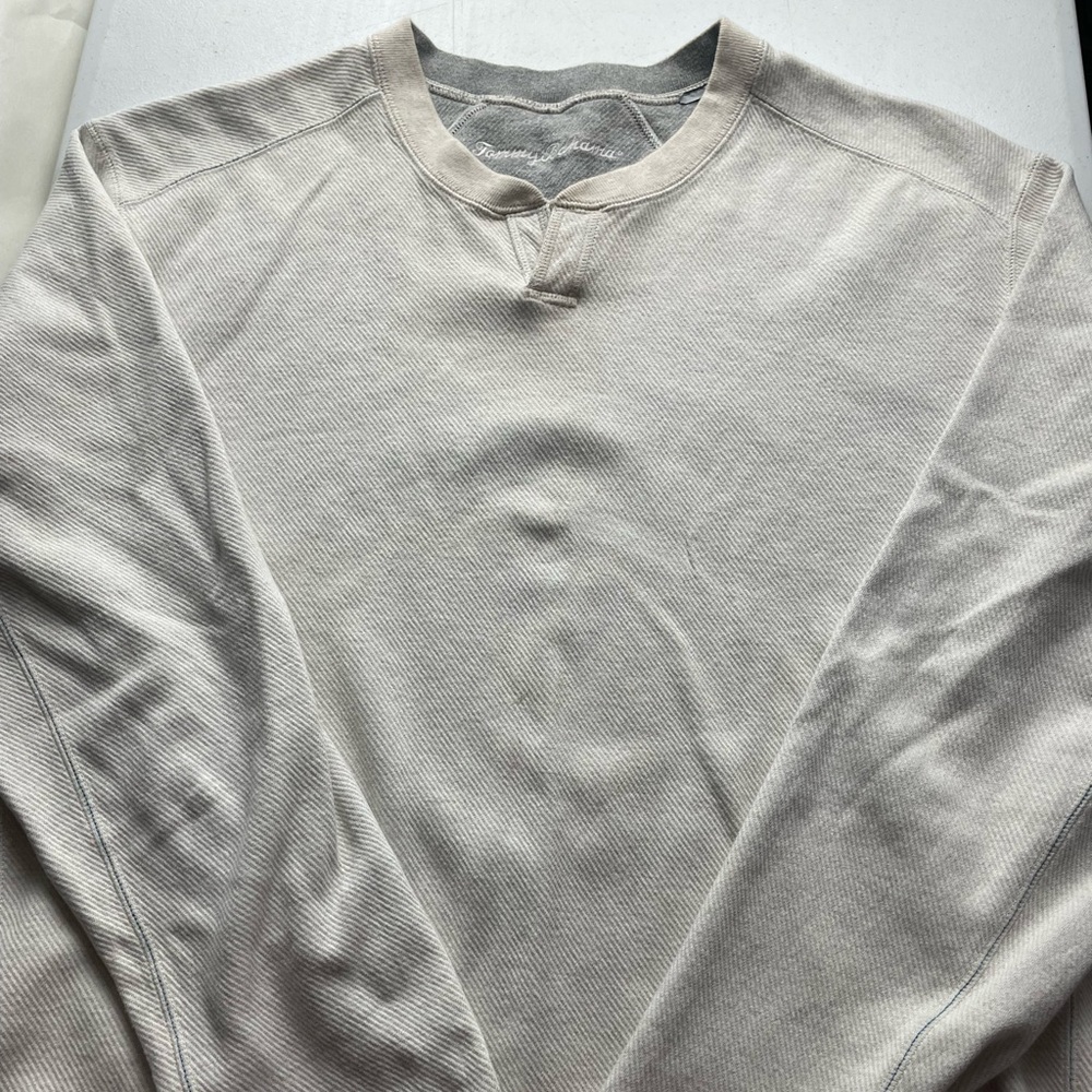 Tommy Bahama Mens Pullover Beige L/XL